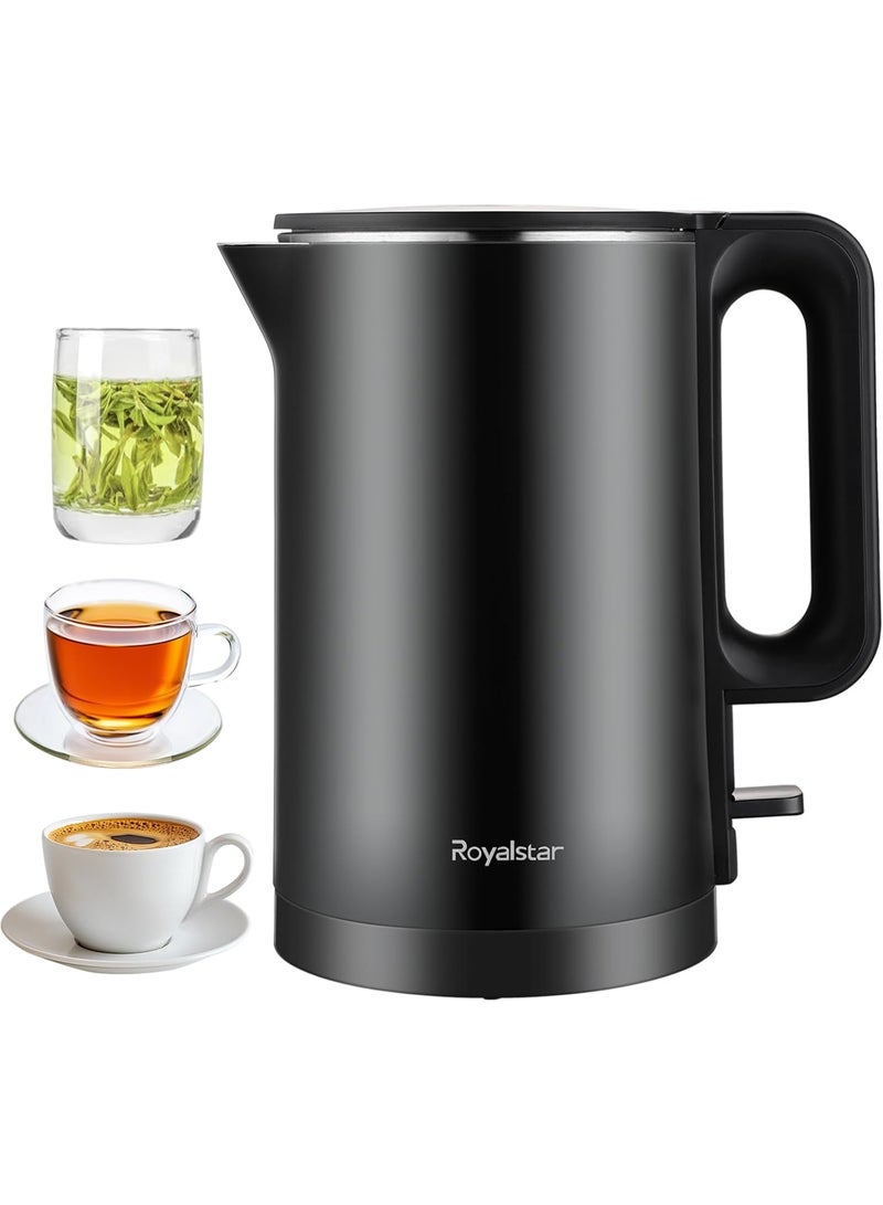 1.7L Electric Kettle Water Boiler Kettle 1500W Power Fast Boil with Auto Cut-off, Anti-Dry-Burn Protection, Separate Independent Base, for Home Office Hotel Restaurant to Make Tea or Coffee